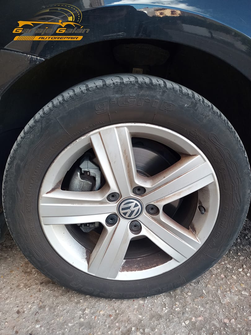 Limpieza de llanta ww sucia